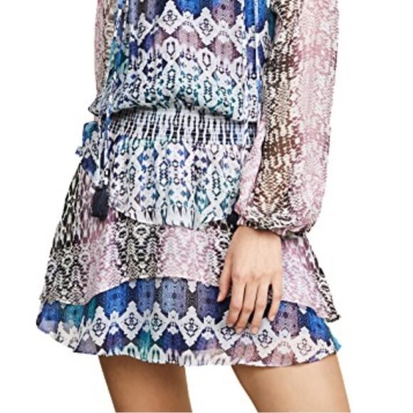 Ramy Brook Kayden Ruffle Midi Dress Size Medium - Picture 2 of 13